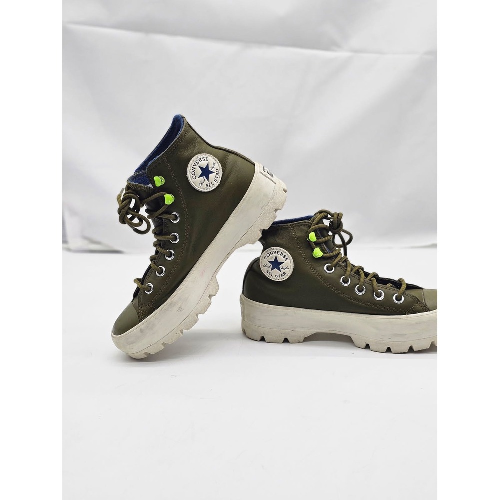 Converse Lugged Winter GORE-TEX Boots Women Size 6 Olive Green Good Waterproof